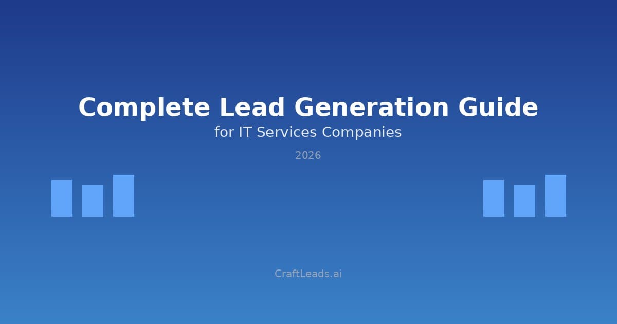 Complete Lead Generation Guide for IT Services Companies in 2026